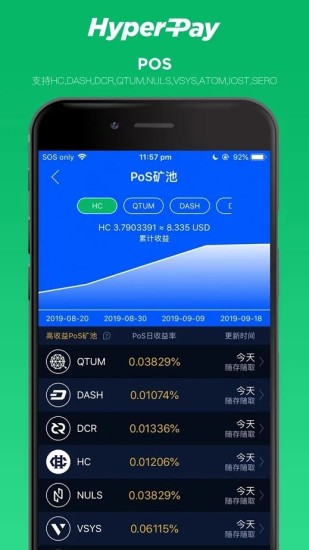 HyperPay钱包资产管理