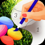 四月春日染色艺术沉浸式填色