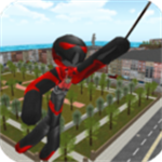 火柴人绳索英雄3D动作射击手游